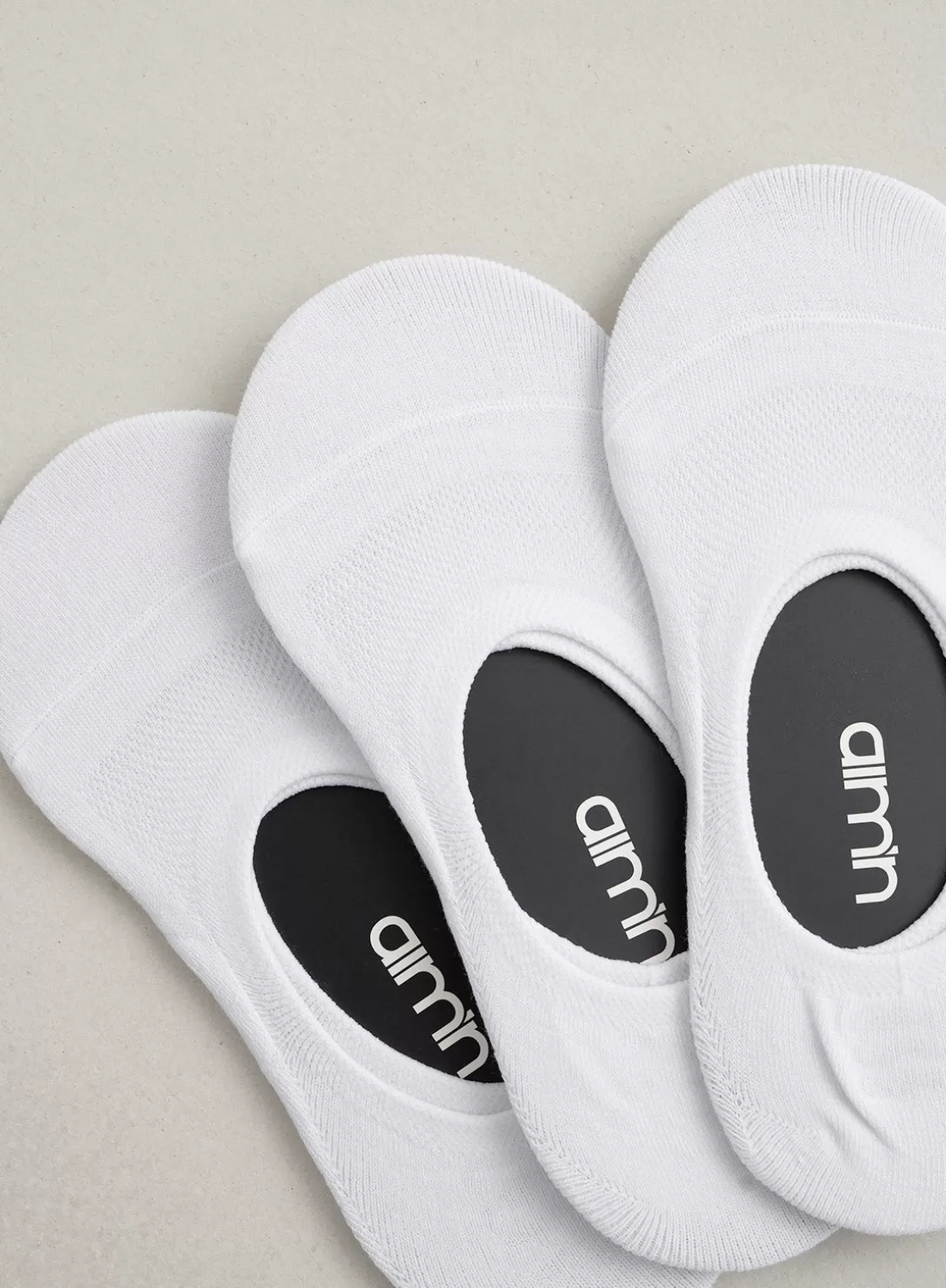 AIM’N 3-Pack Invisible Workout Socks White Online