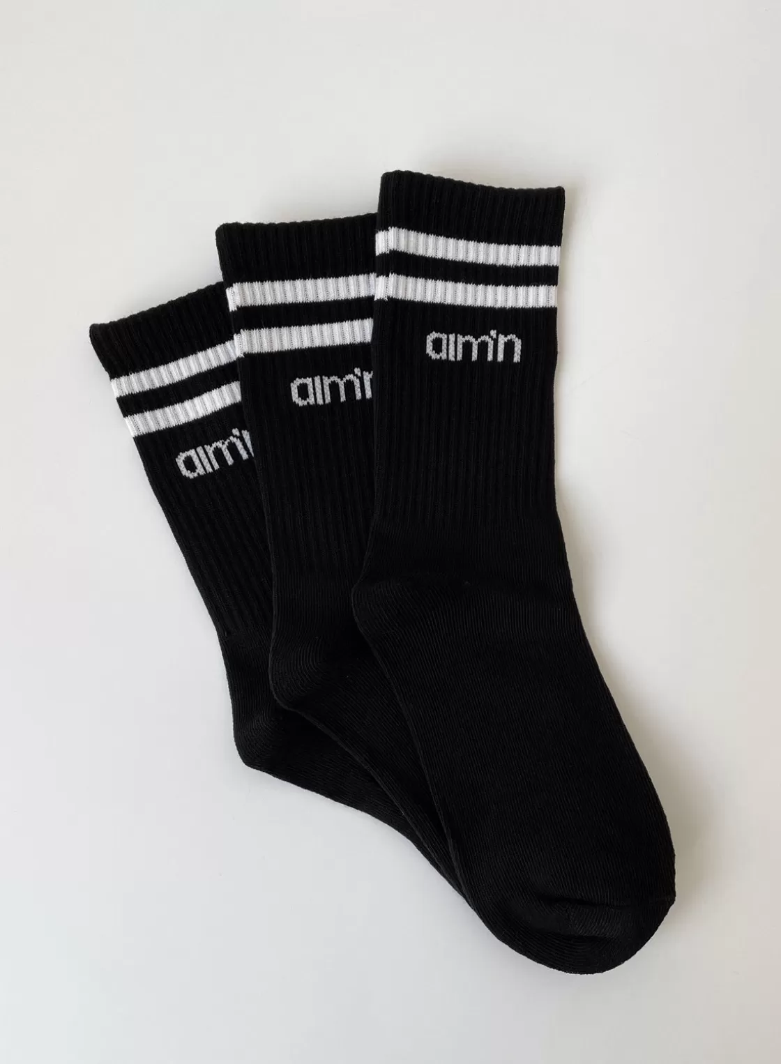 AIM’N Aim High Socks 3-pack Black Cheap