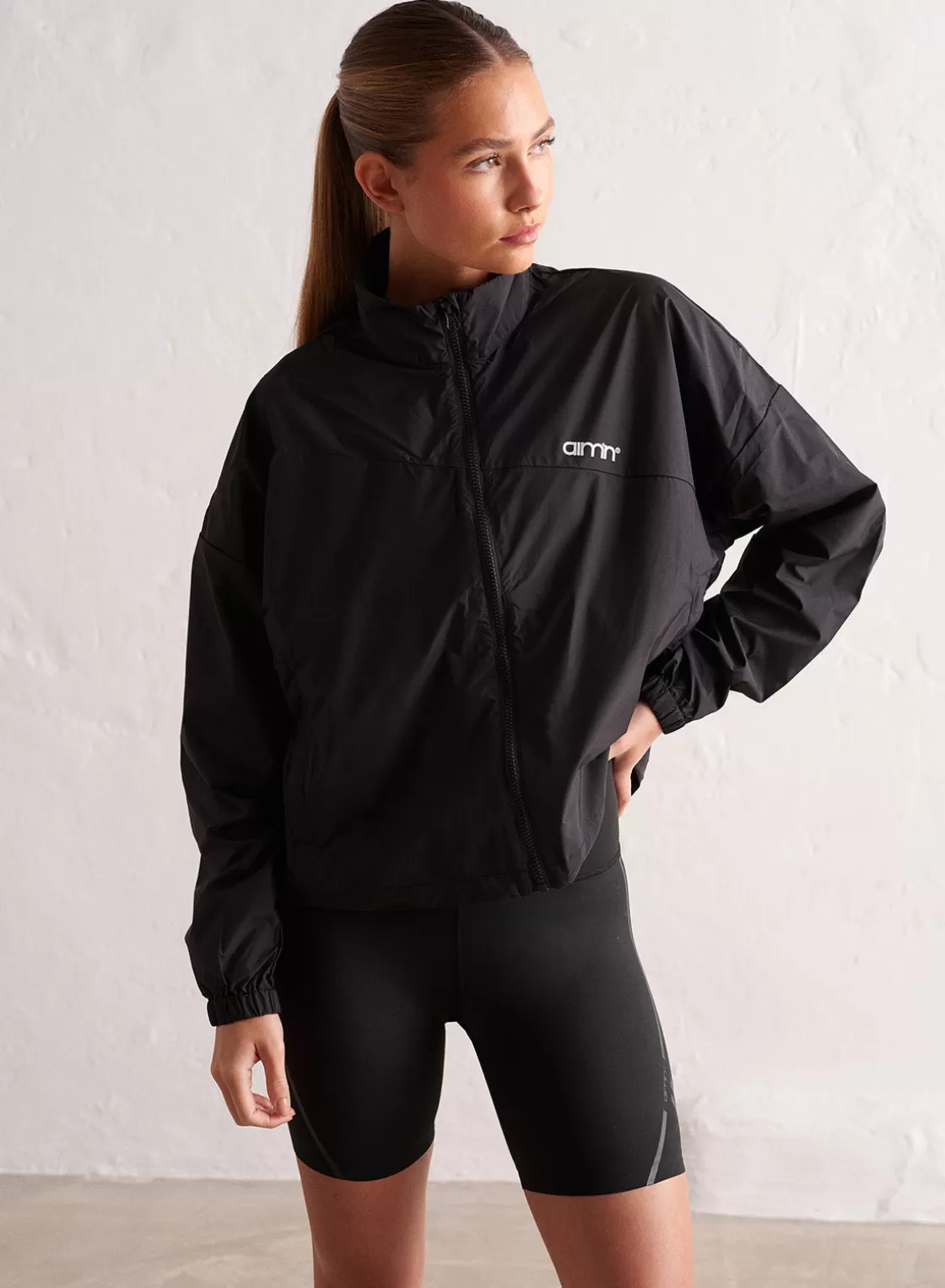 AIM’N Balance Windbreaker Jacket Black Best