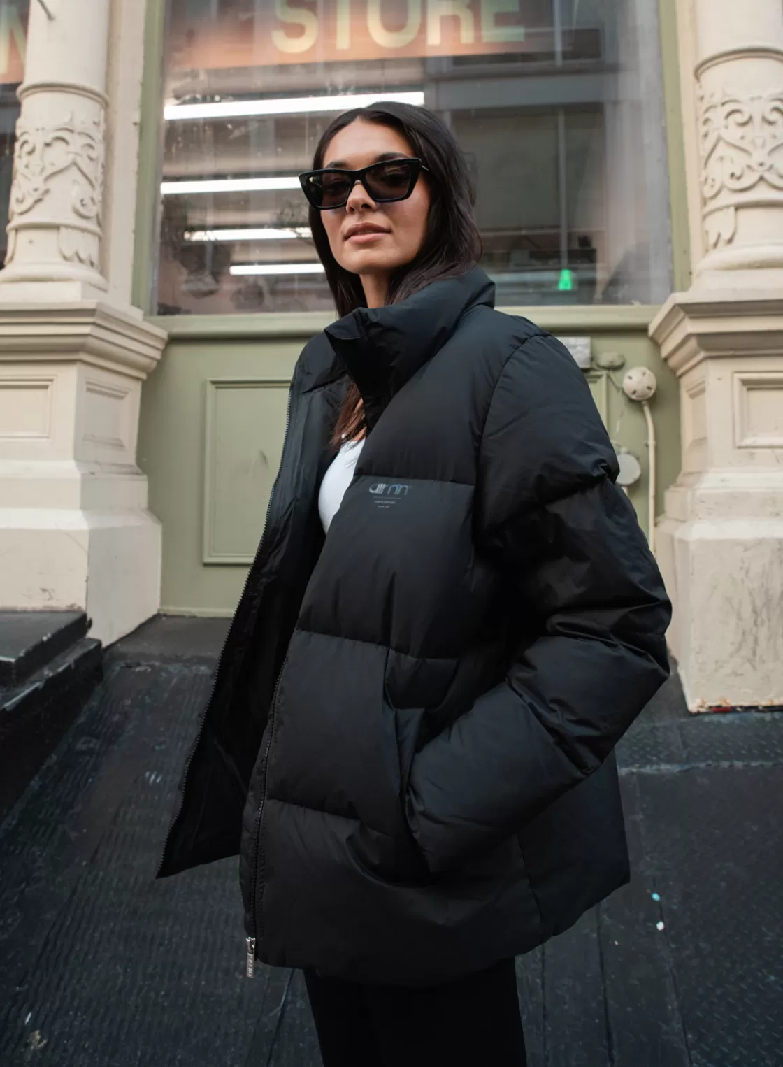 AIM’N Puffer Jacket Black Shop