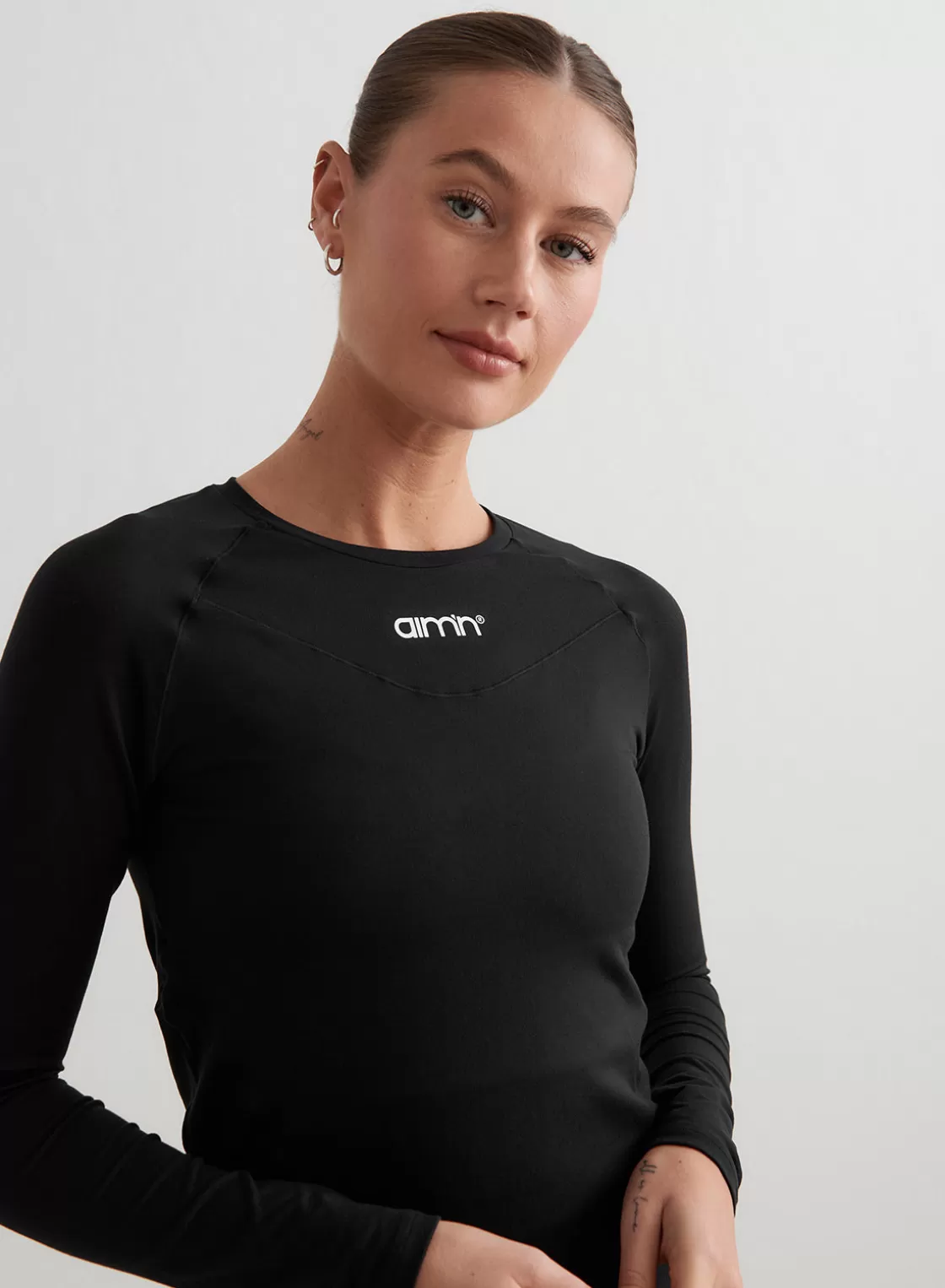 AIM’N Soft Basic Long Sleeve Black Clearance