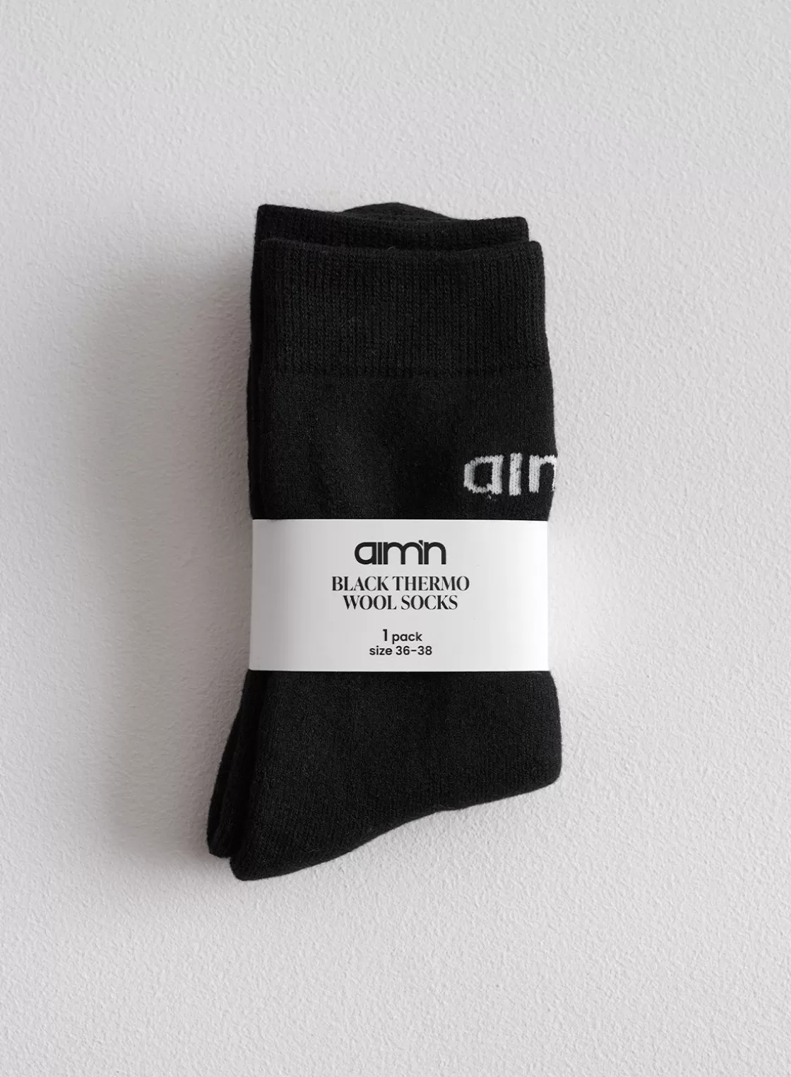 AIM’N Thermo Wool Socks Black Best Sale