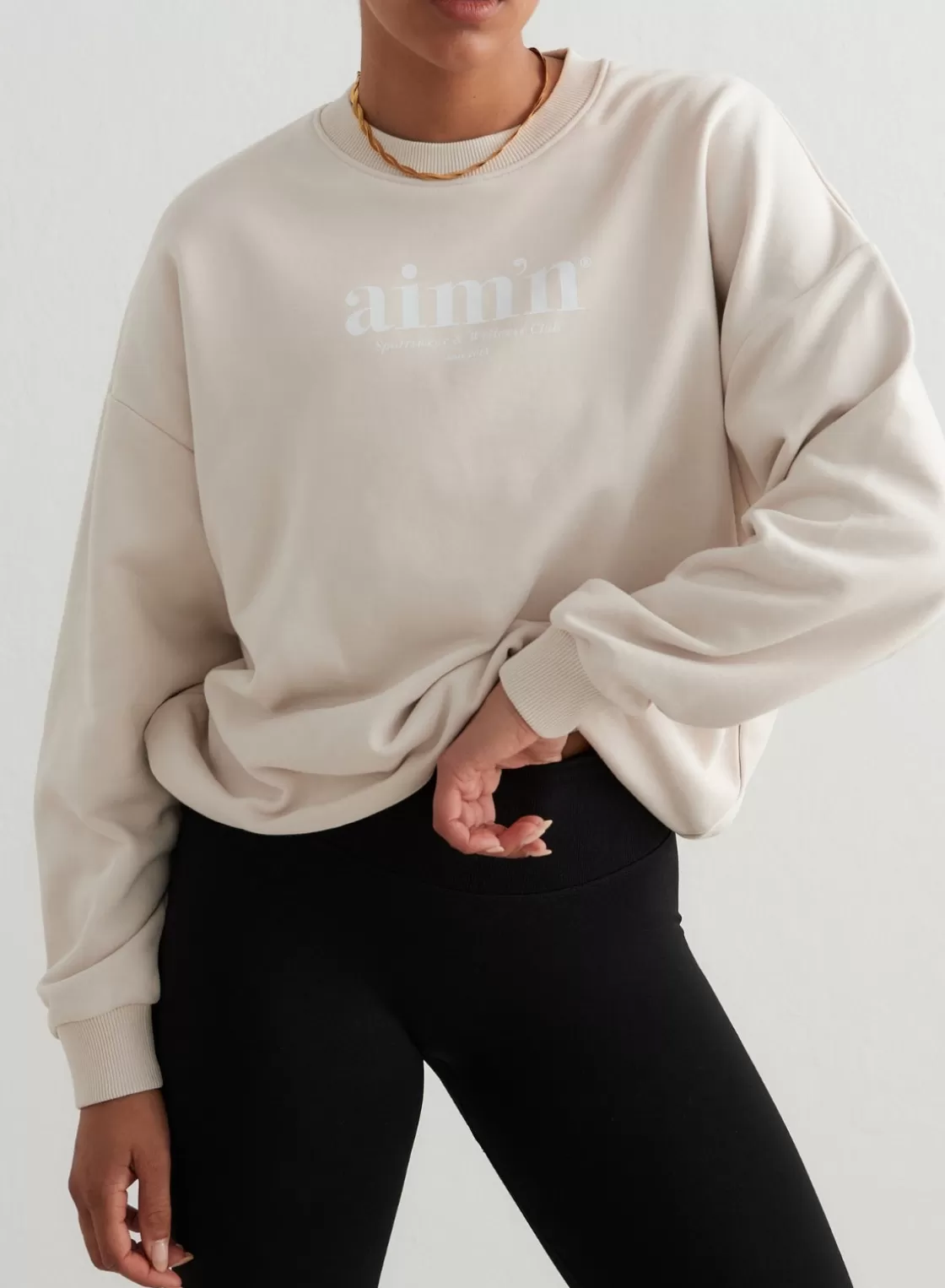 AIM’N Club Terry Sweatshirt Clay New