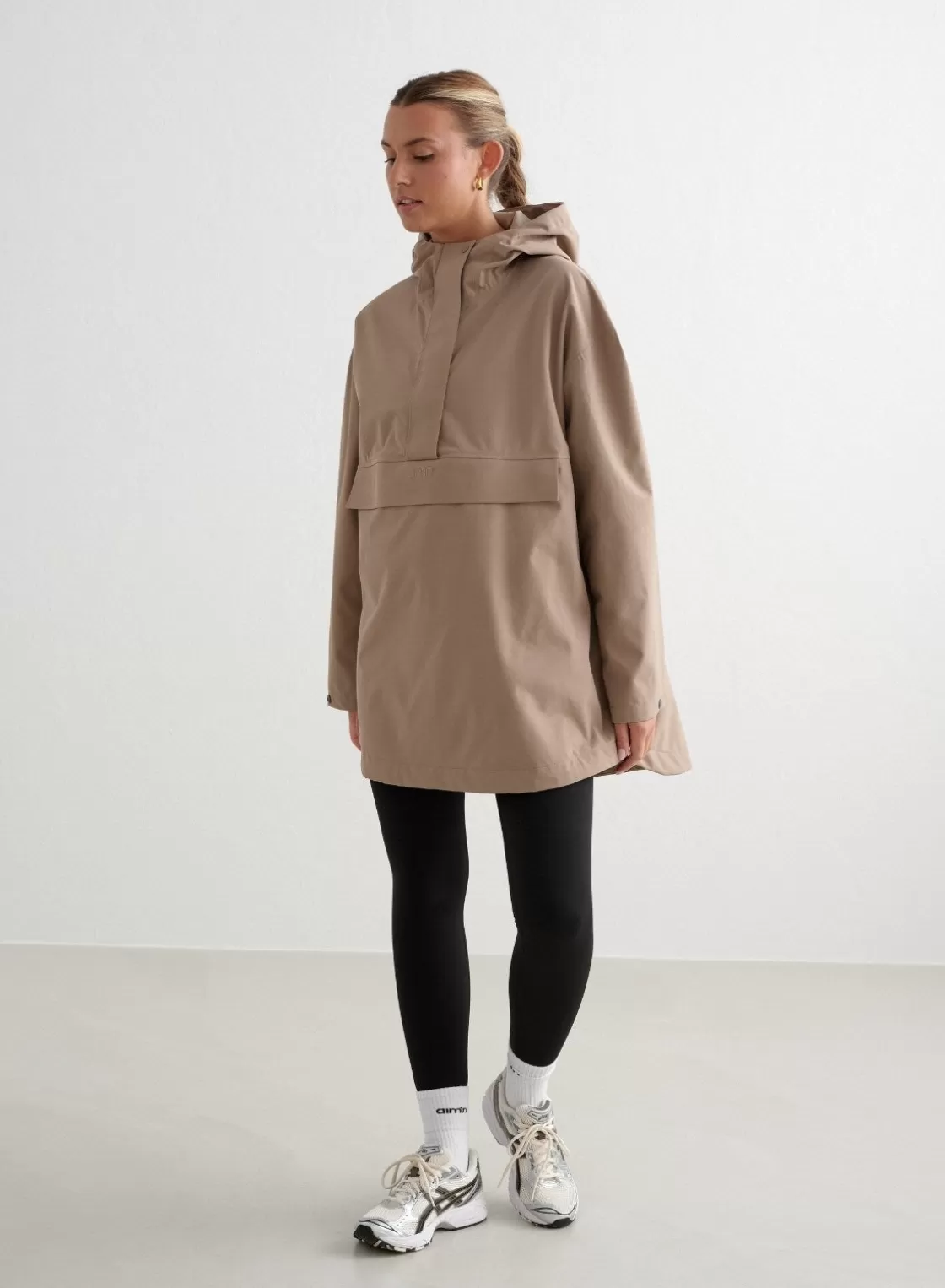 AIM’N Waterproof Oversized Anorak Espresso Discount