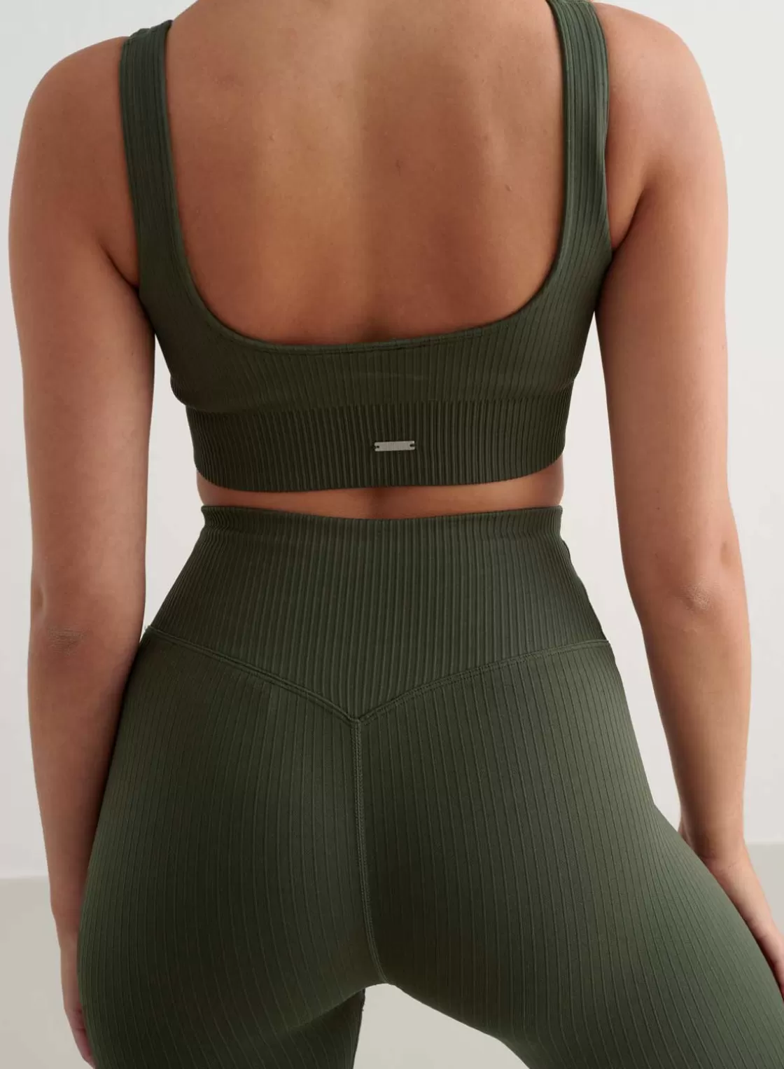 AIM’N Ribbed Seamless Bra Khaki Flash Sale