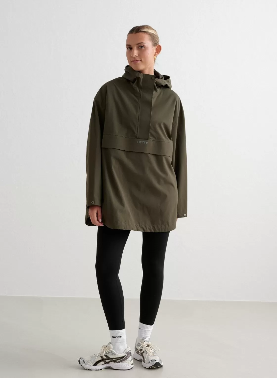 AIM’N Waterproof Oversized Anorak Khaki Outlet