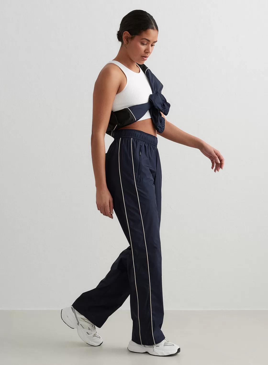 AIM’N Navy Balance Windstopper Tracksuit Pants Online