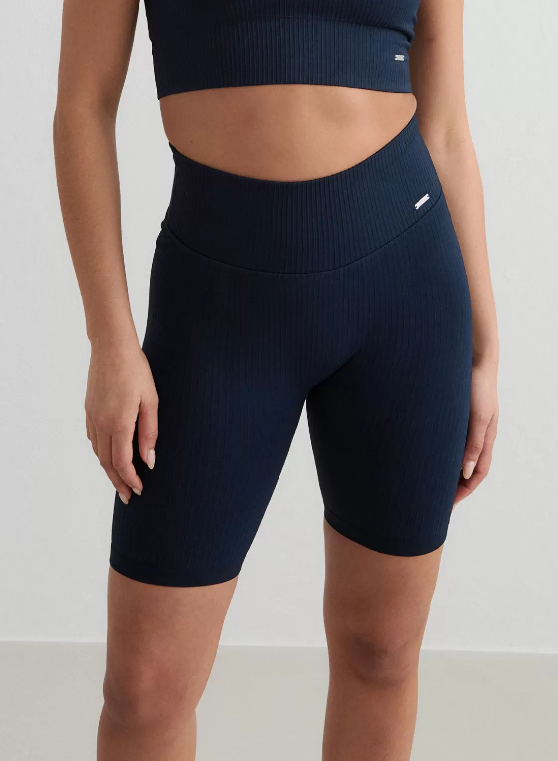 AIM’N Ribbed Biker Shorts Navy Best