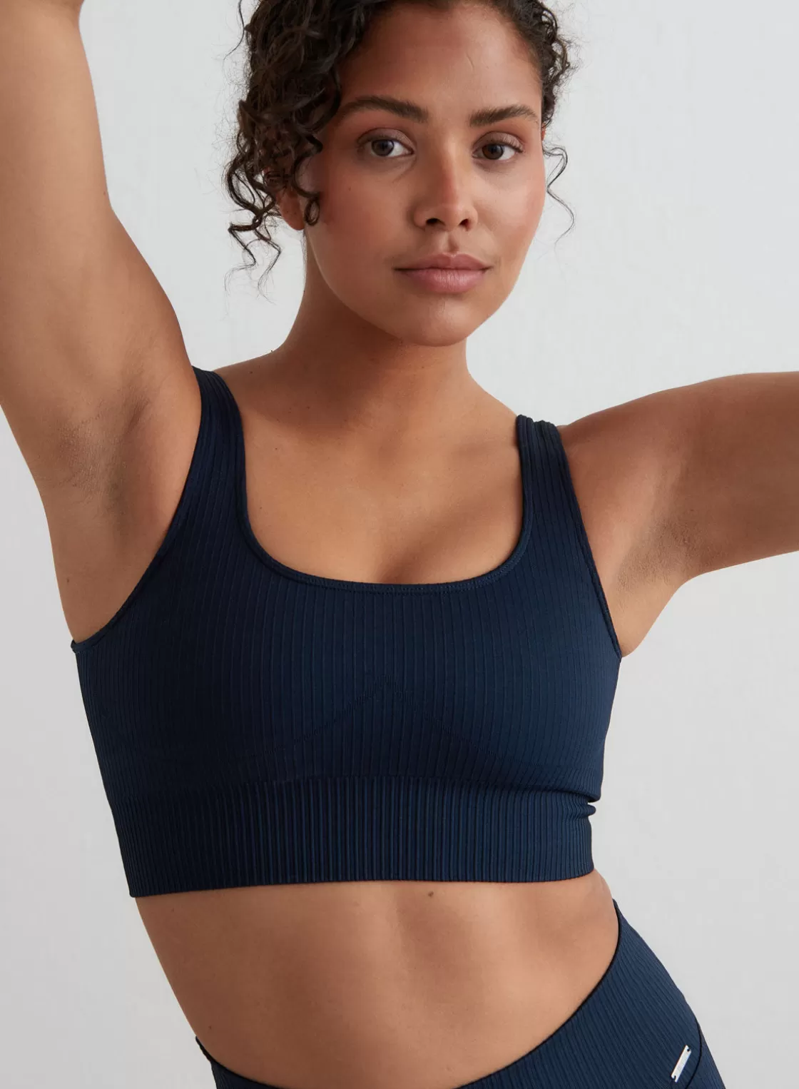 AIM’N Ribbed Seamless Bra Navy Hot