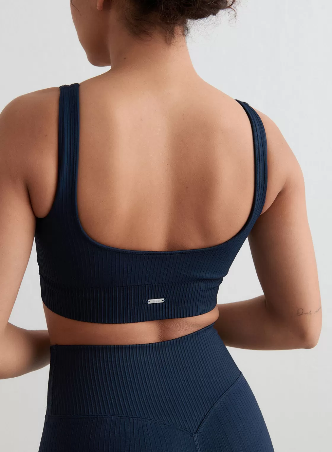 AIM’N Ribbed Seamless Bra Navy Hot