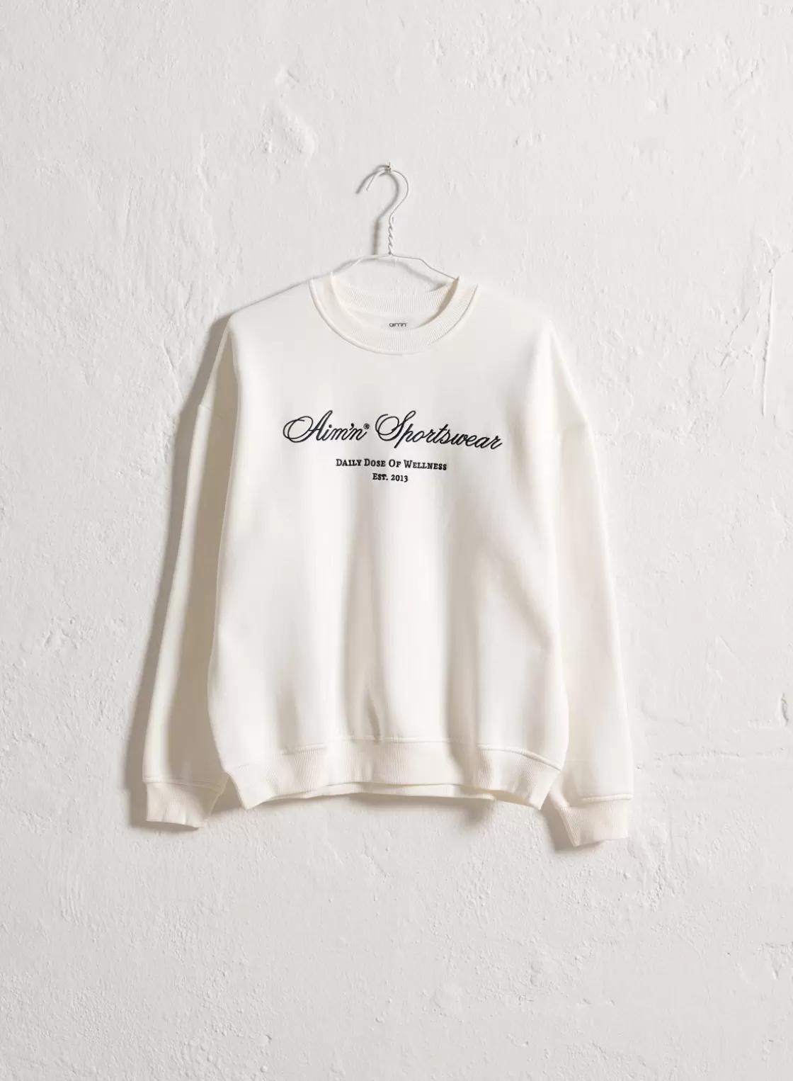 AIM’N Heritage Sweatshirt Off white Discount