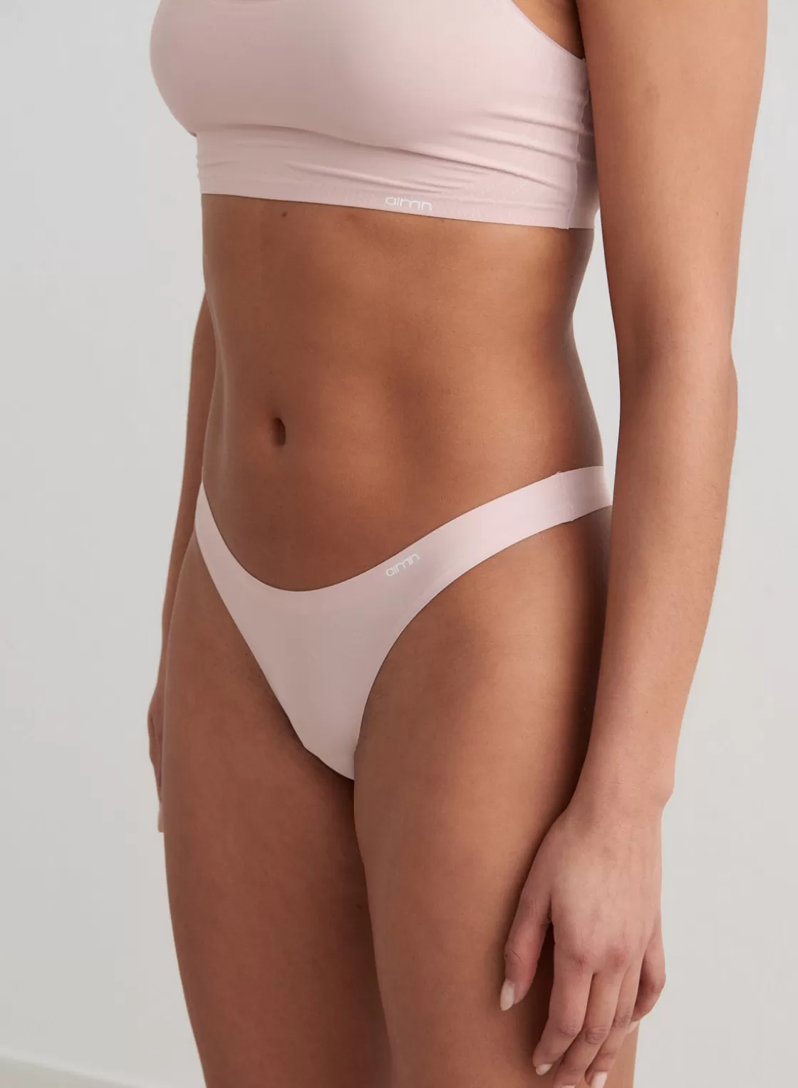 AIM’N Invisible Thong 3-pack Pale pink Fashion