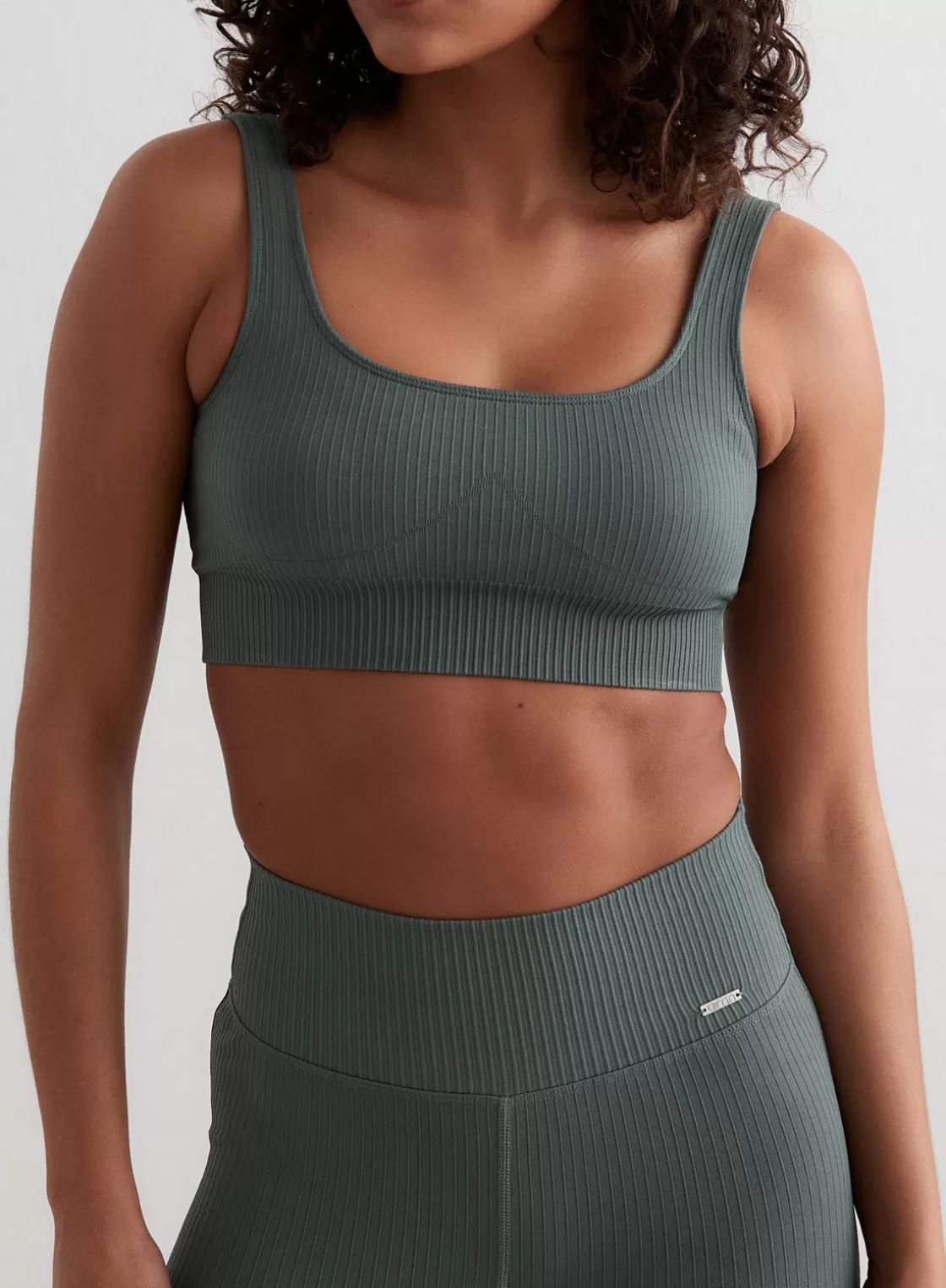 AIM’N Ribbed Seamless Bra Sage Online