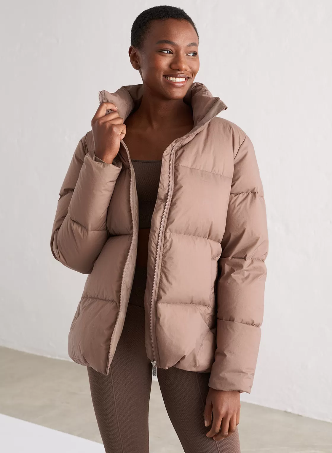 AIM’N Puffer Jacket Toffee Shop