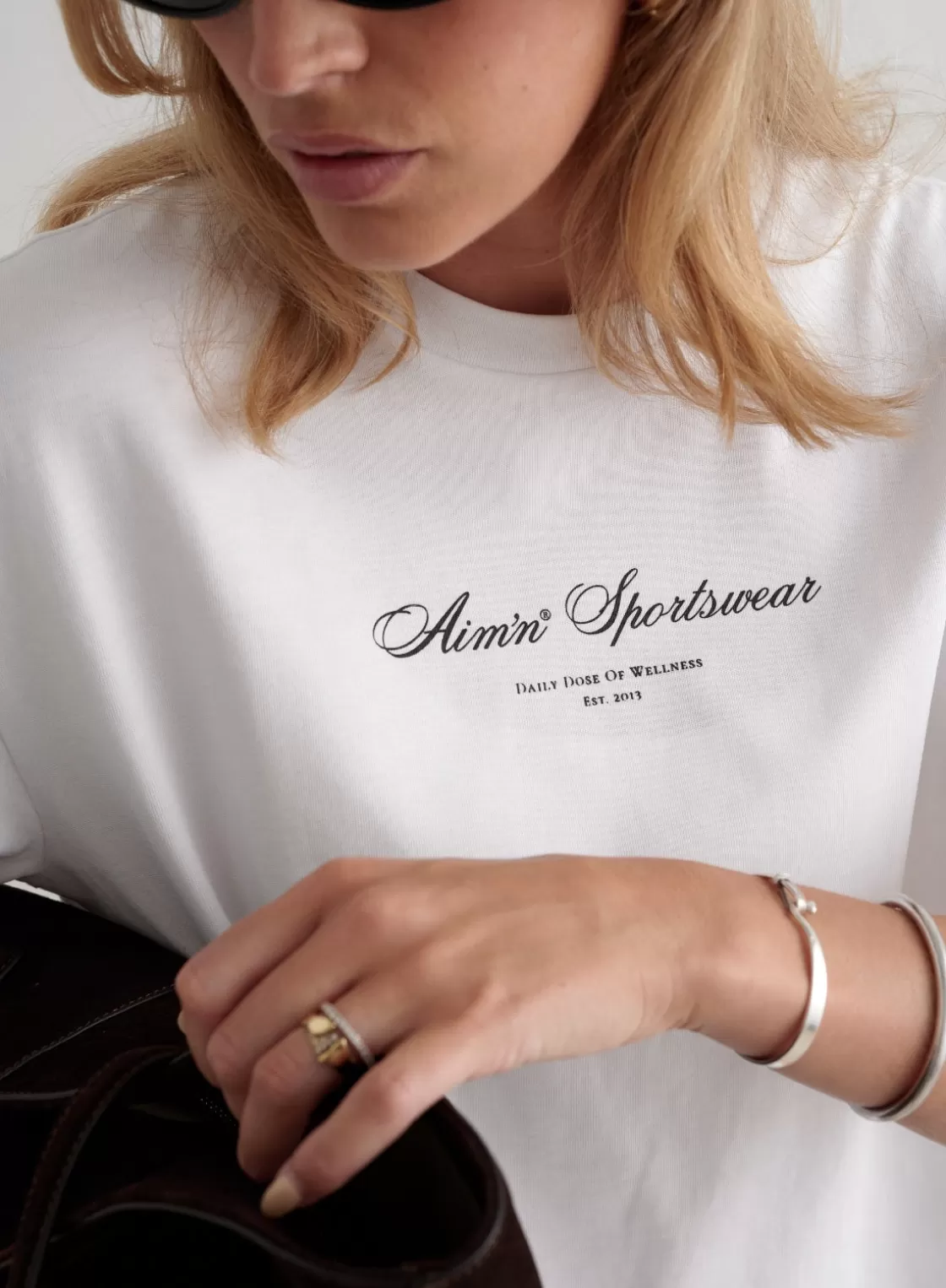 AIM’N Heritage Boxy T-shirt White Outlet